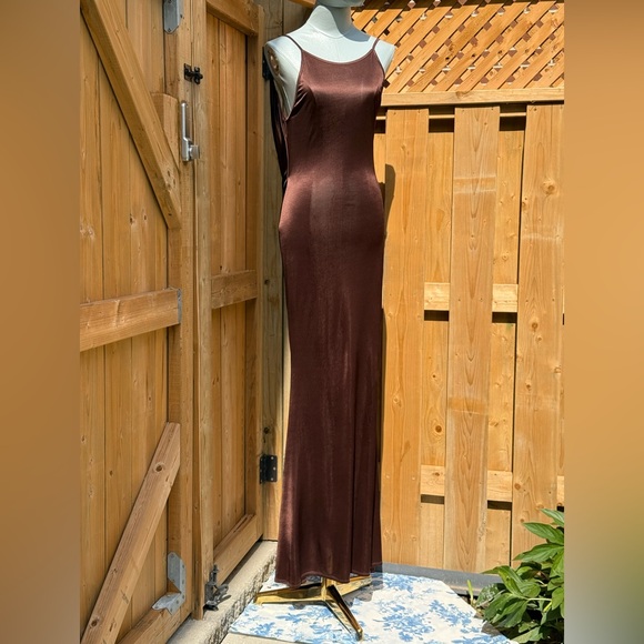 🆕 RAT & BOA 🧿 NWOT Deia Slinky Little Brown Jersey Dress, Sz XS US 2 - Picture 5 of 16